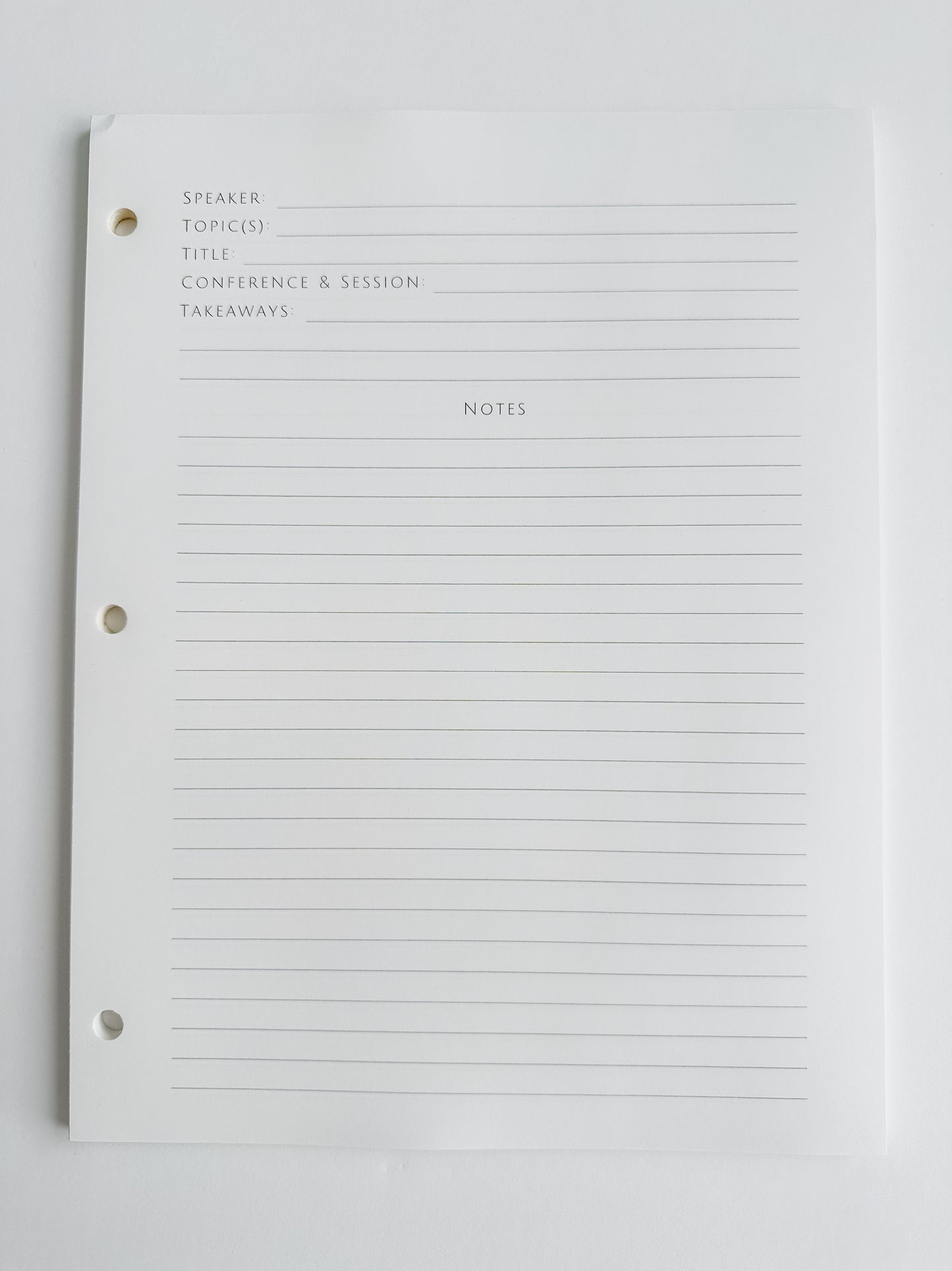 Conference Study Companion